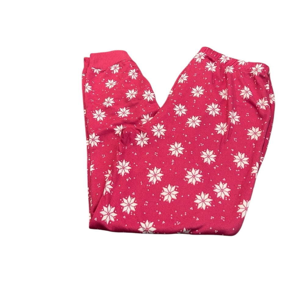 LC snowflake pajama pants